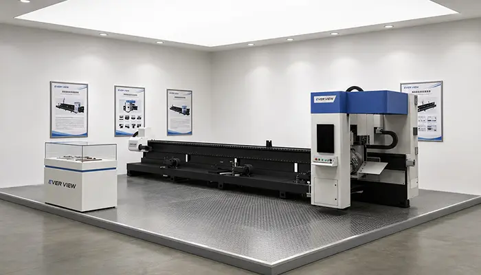 Ang three-spindle pipe cutting machine ay tumutulong sa pagproseso ng pipe material Ang three-spindle pipe cutting machine ay tumutulong sa pagproseso ng pipe material